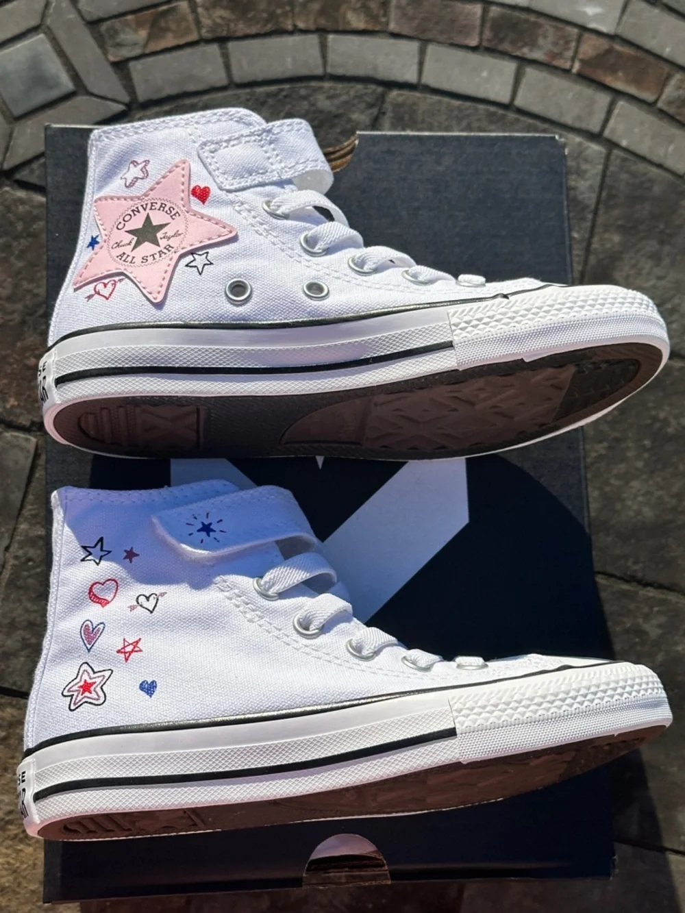 Converse CTAS Hi White Canvas Casual Girls Sneaker Youth Kids 11K | 12K | 2Y NEW